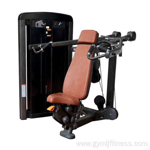 Sports gym equipment chest shoulder press machine